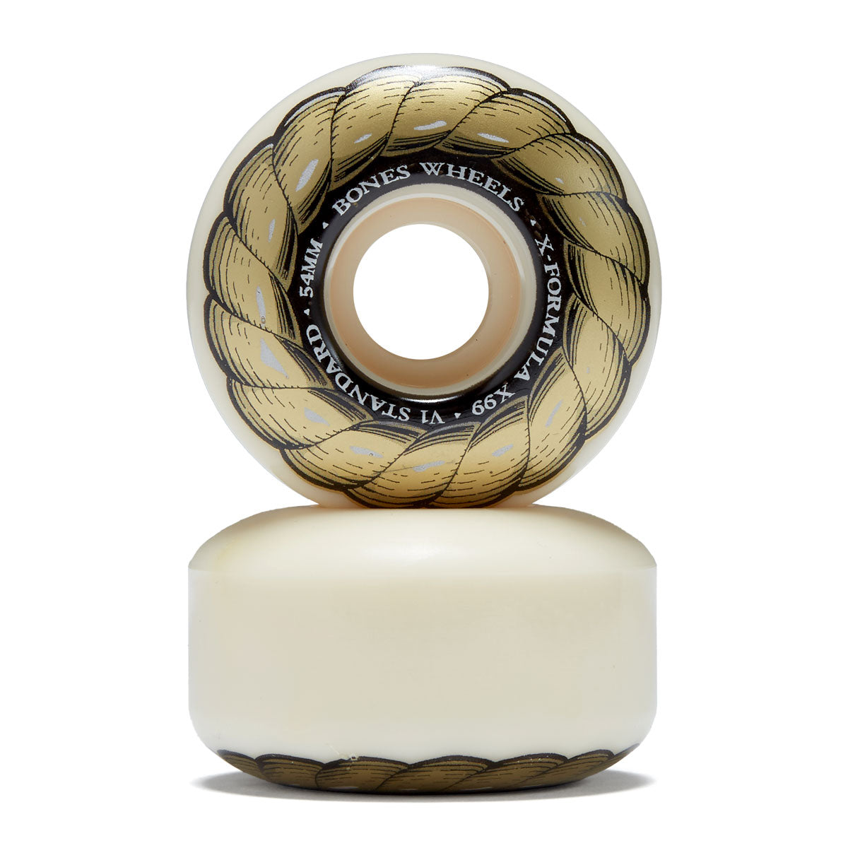 Bones X Formula Standards 99a V1 Skateboard Wheels - 54mm image 2
