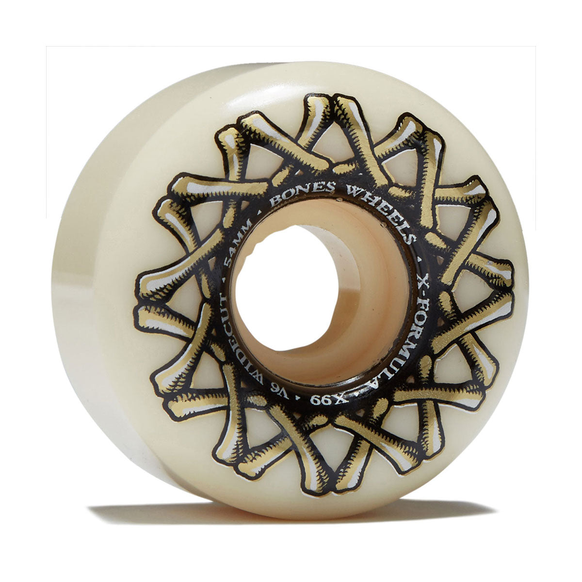 Bones X Formula Widecuts 99a V6 Wide-Cut Skateboard Wheels - 54mm image 1