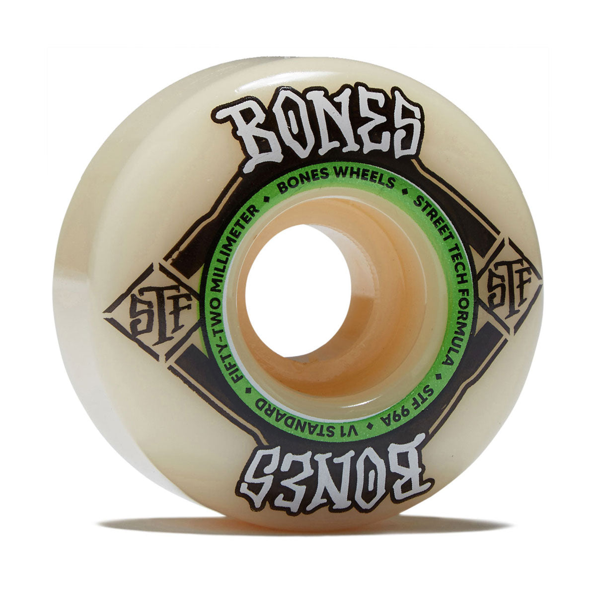 Bones STF Standards 99a V1 Skateboard Wheels - 52mm image 1