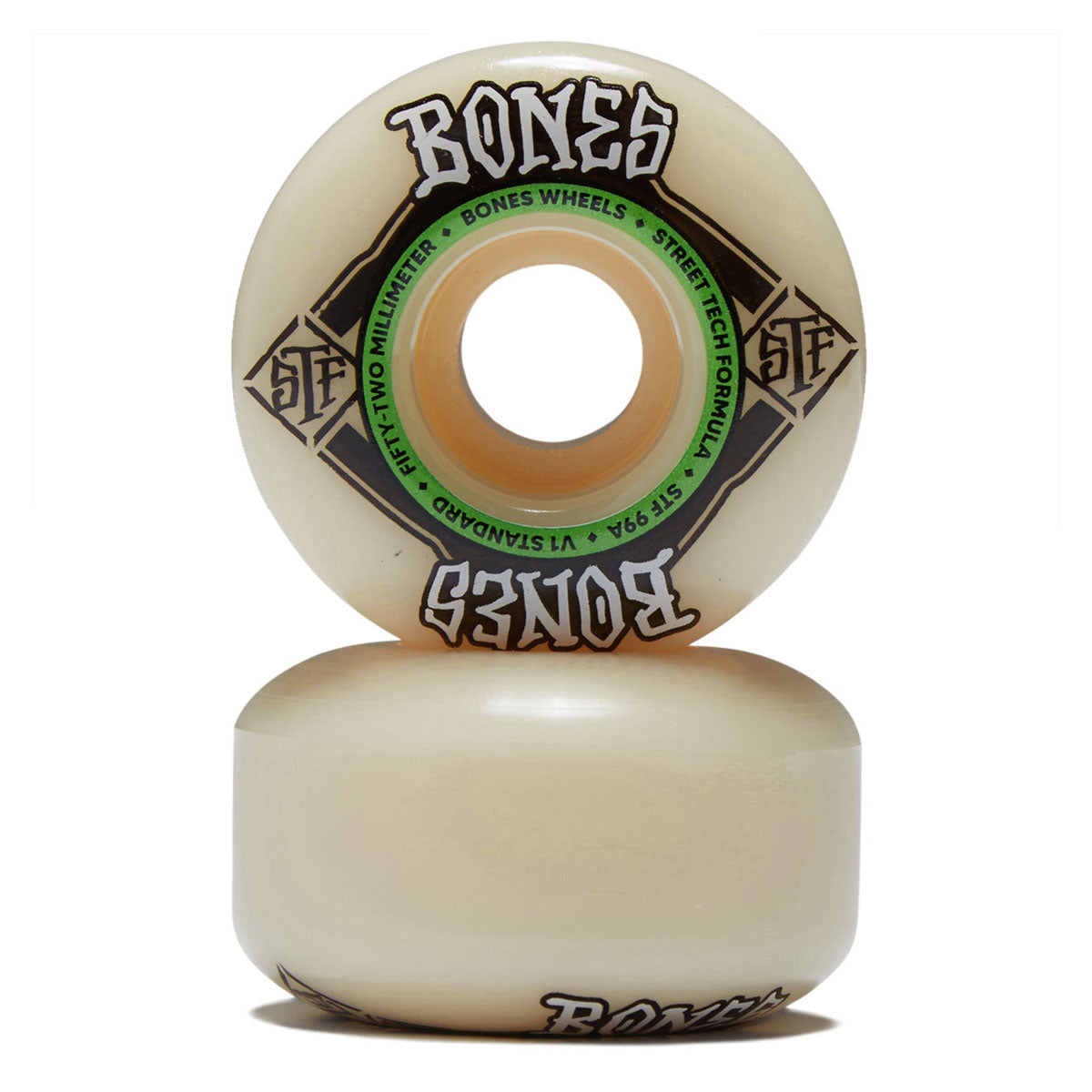 Bones STF Standards 99a V1 Skateboard Wheels - 52mm image 2