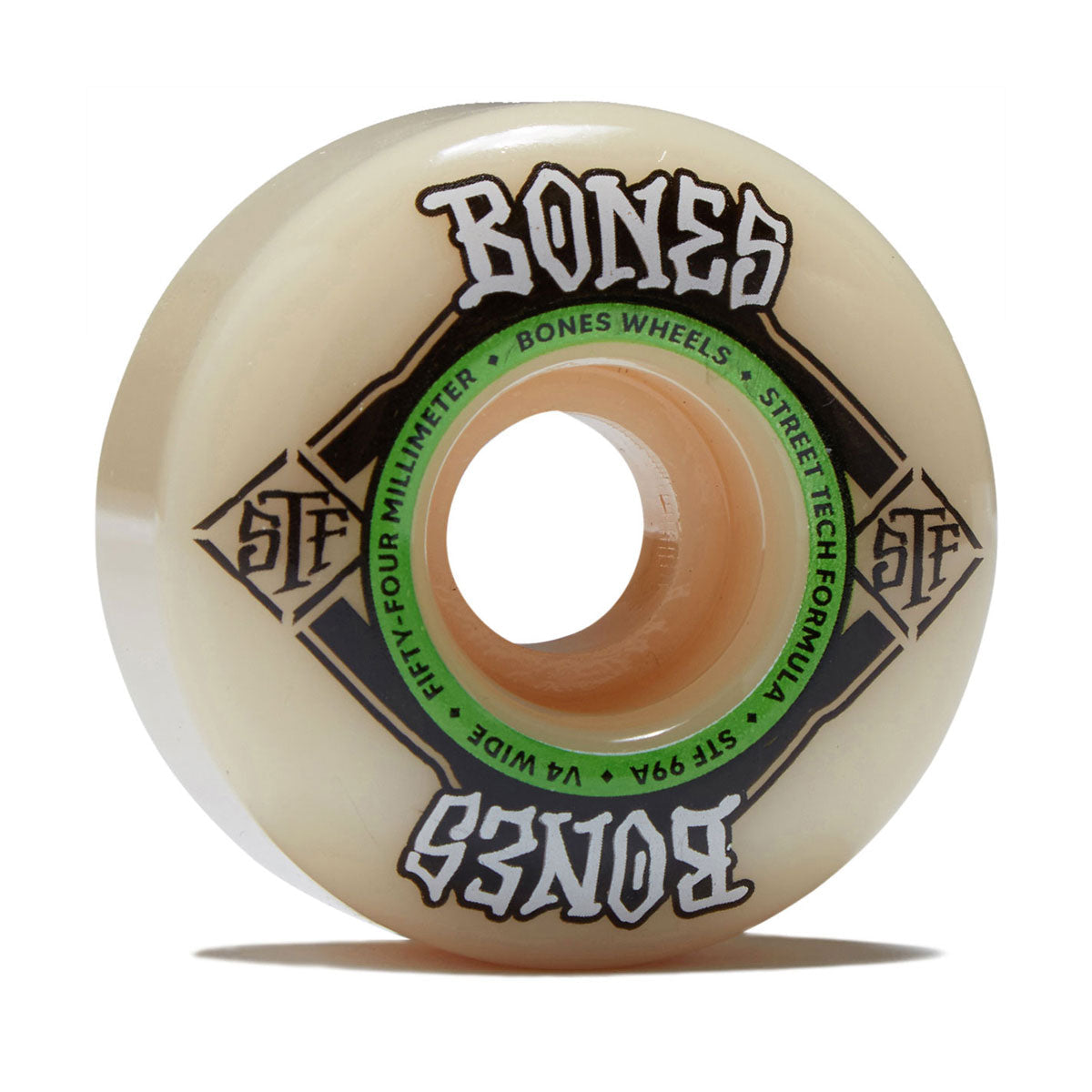 Bones STF Wides 99a V4 Wide Skateboard Wheels - 54mm image 1