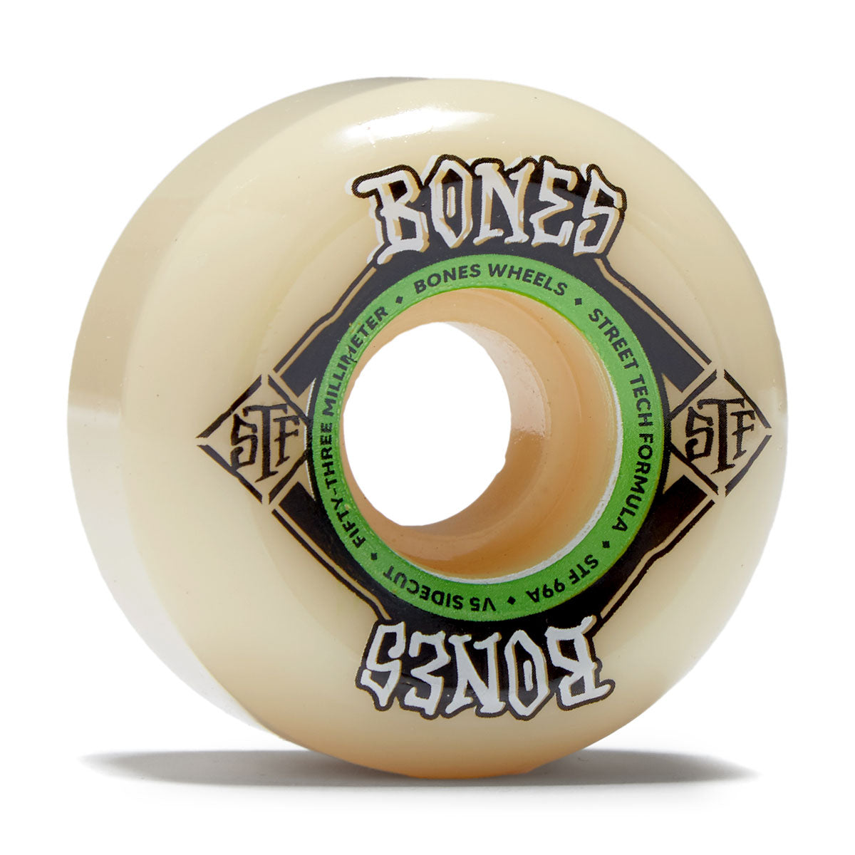 Bones STF Sidecuts 99a V5 Sidecut Skateboard Wheels - 53mm image 1