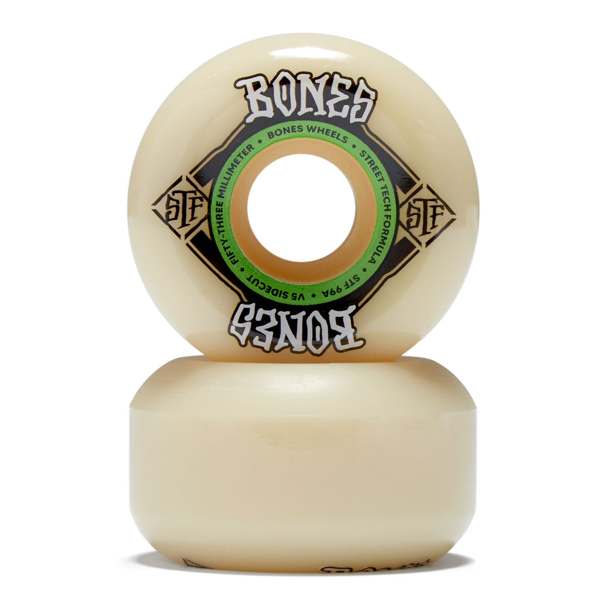 Bones STF Sidecuts 99a V5 Sidecut Skateboard Wheels - 53mm image 2