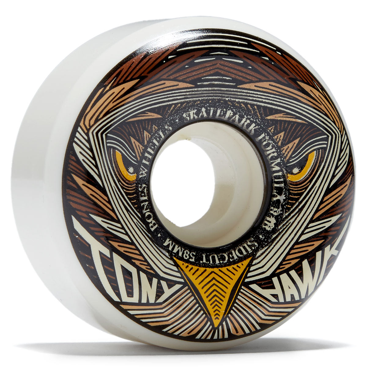 Bones SPF Tony Hawk Night Hawk 84b Sidecuts Skateboard Wheels - 58mm image 1