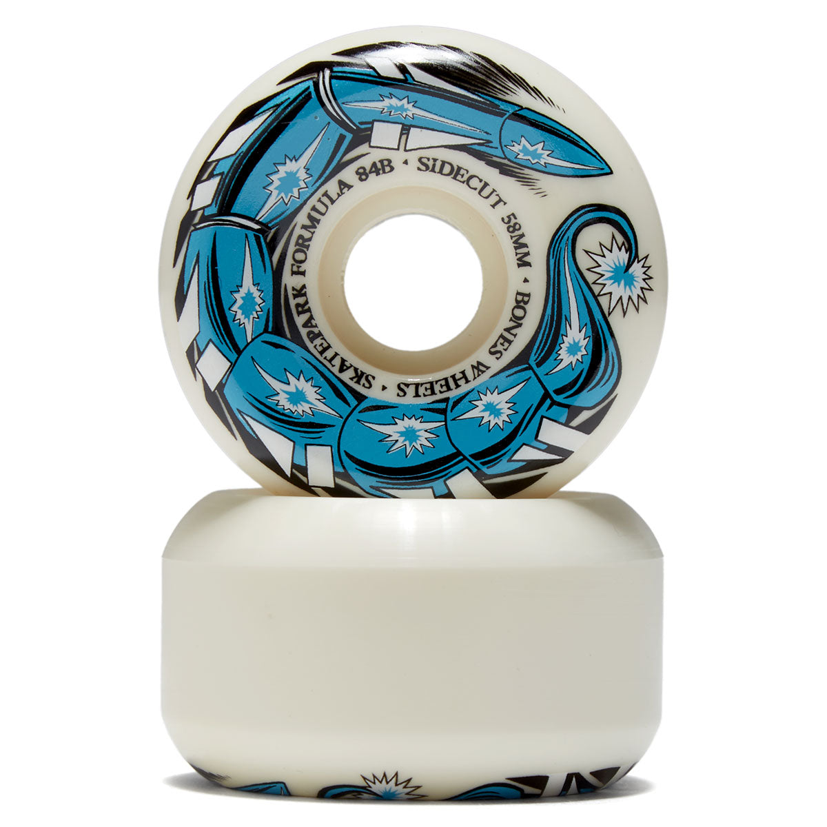 Bones SPF Scorpeedo 104a Sidecut Skateboard Wheels - 58mm image 2