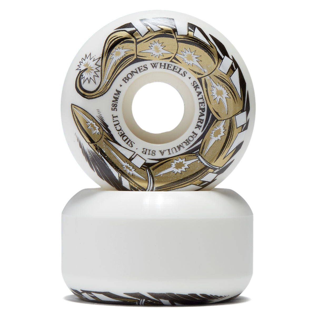 Bones SPF Scorpeedo 101a Sidecut Skateboard Wheels - 58mm image 2