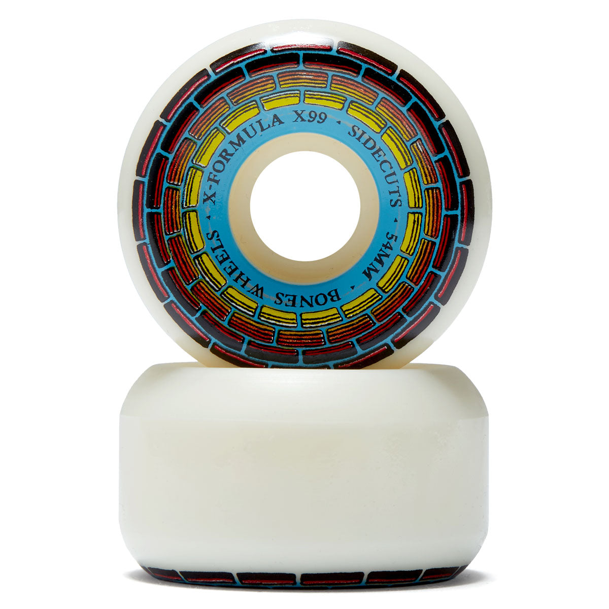 Bones X Formula Wishing Well 99a V5 Sidecut Skateboard Wheels - 54mm image 2