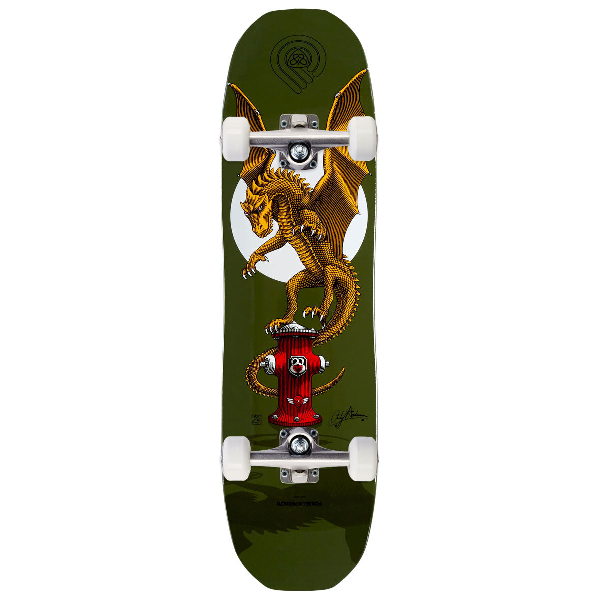 Powell-Peralta Andy Anderson Hydrant Power Lines Skateboard Complete - 8.25
