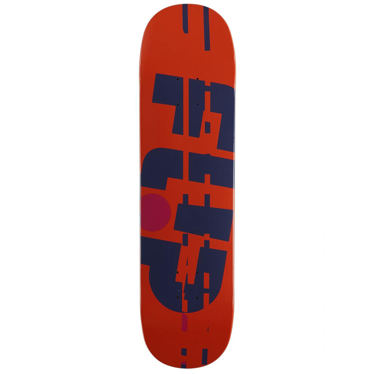 Flip Team Glitch Skateboard Deck - Orange - 8.00