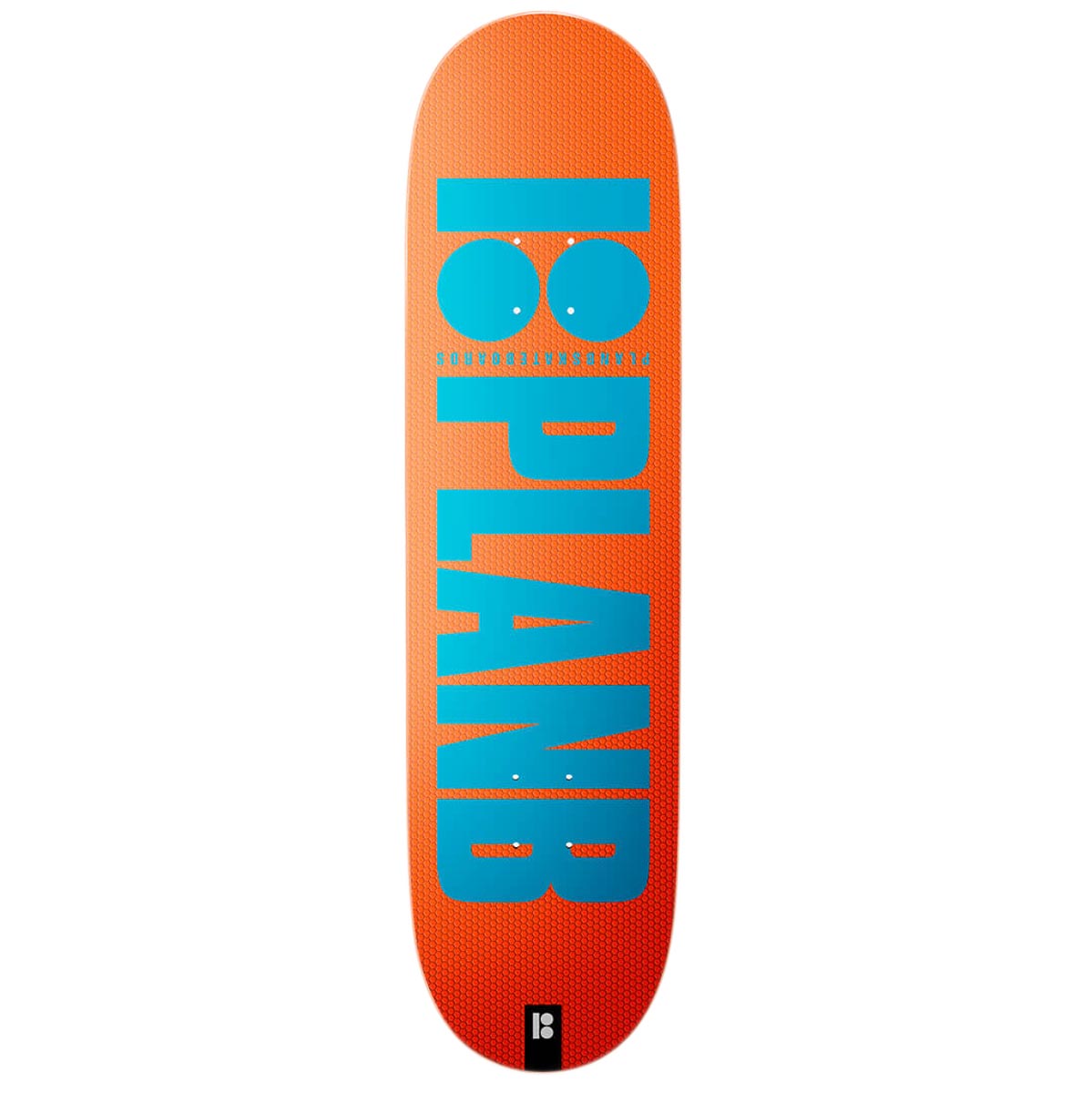 Plan B OG Metallic Skateboard Deck - Orange/Blue - 8.50