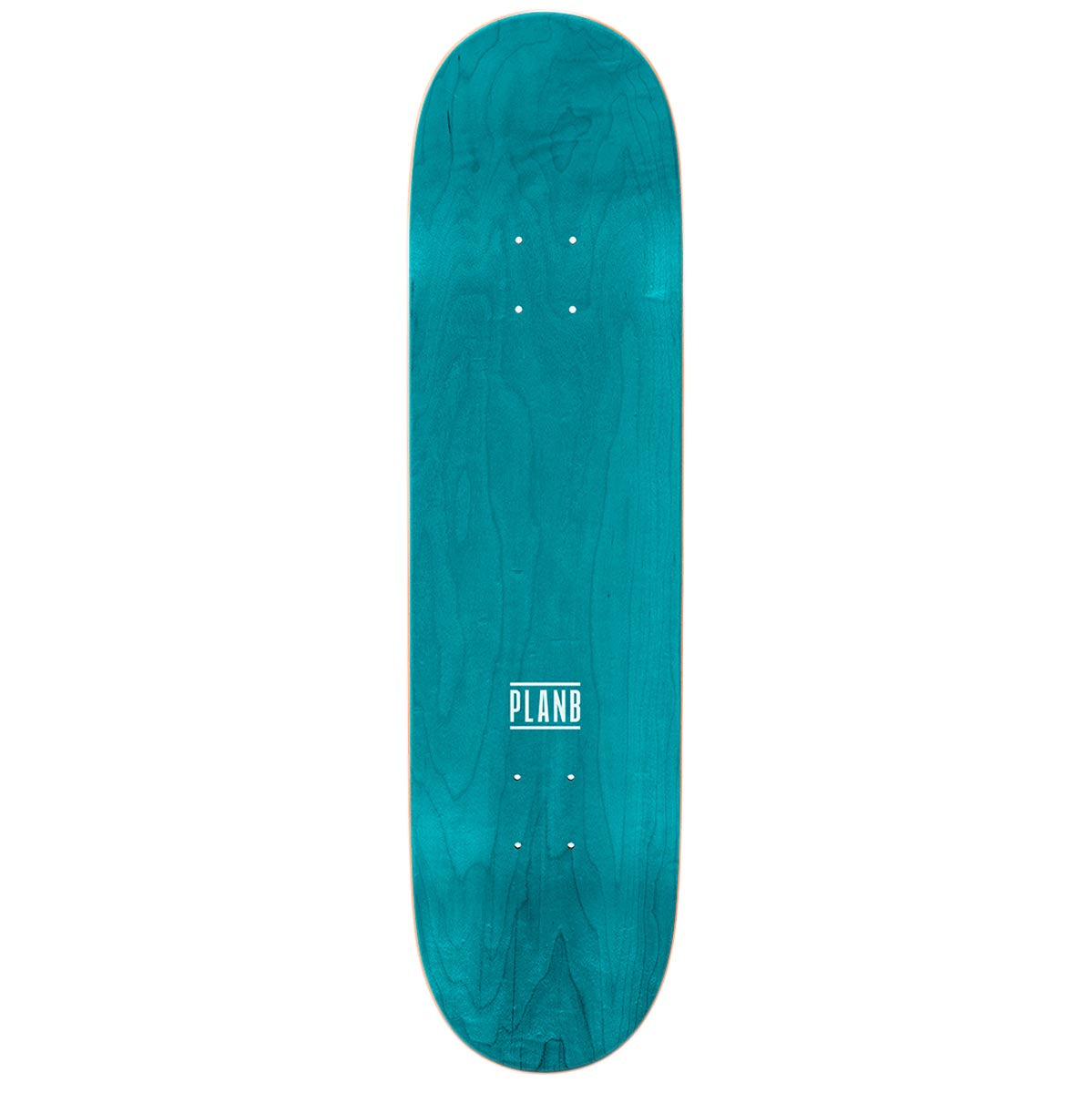 Plan B OG Metallic Skateboard Deck - Orange/Blue - 8.50