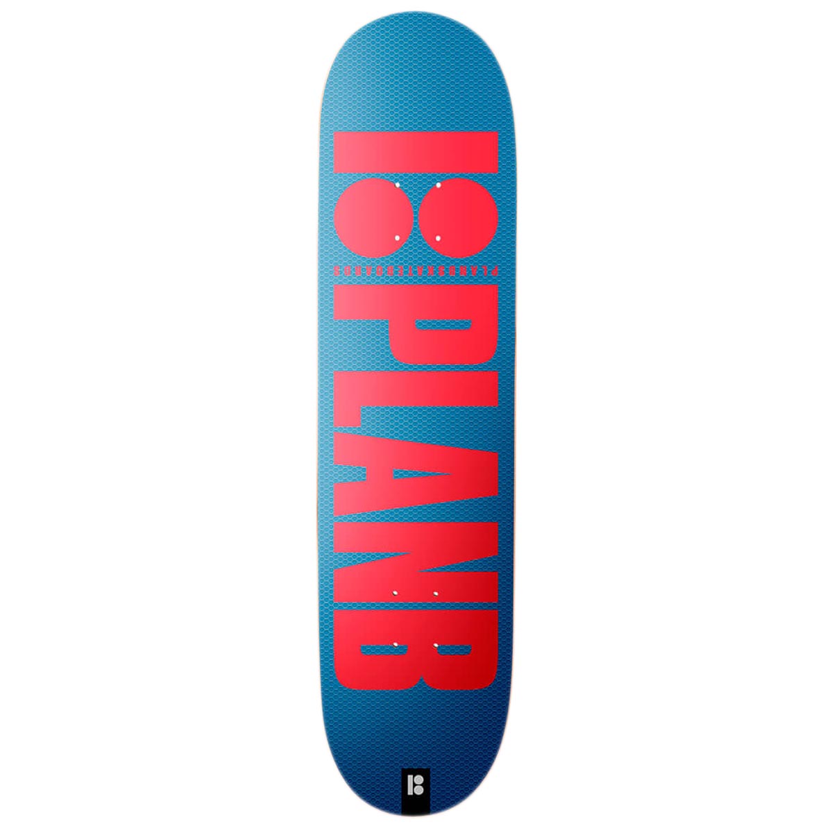 Plan B OG Metallic Skateboard Deck - Blue/Red - 8.25