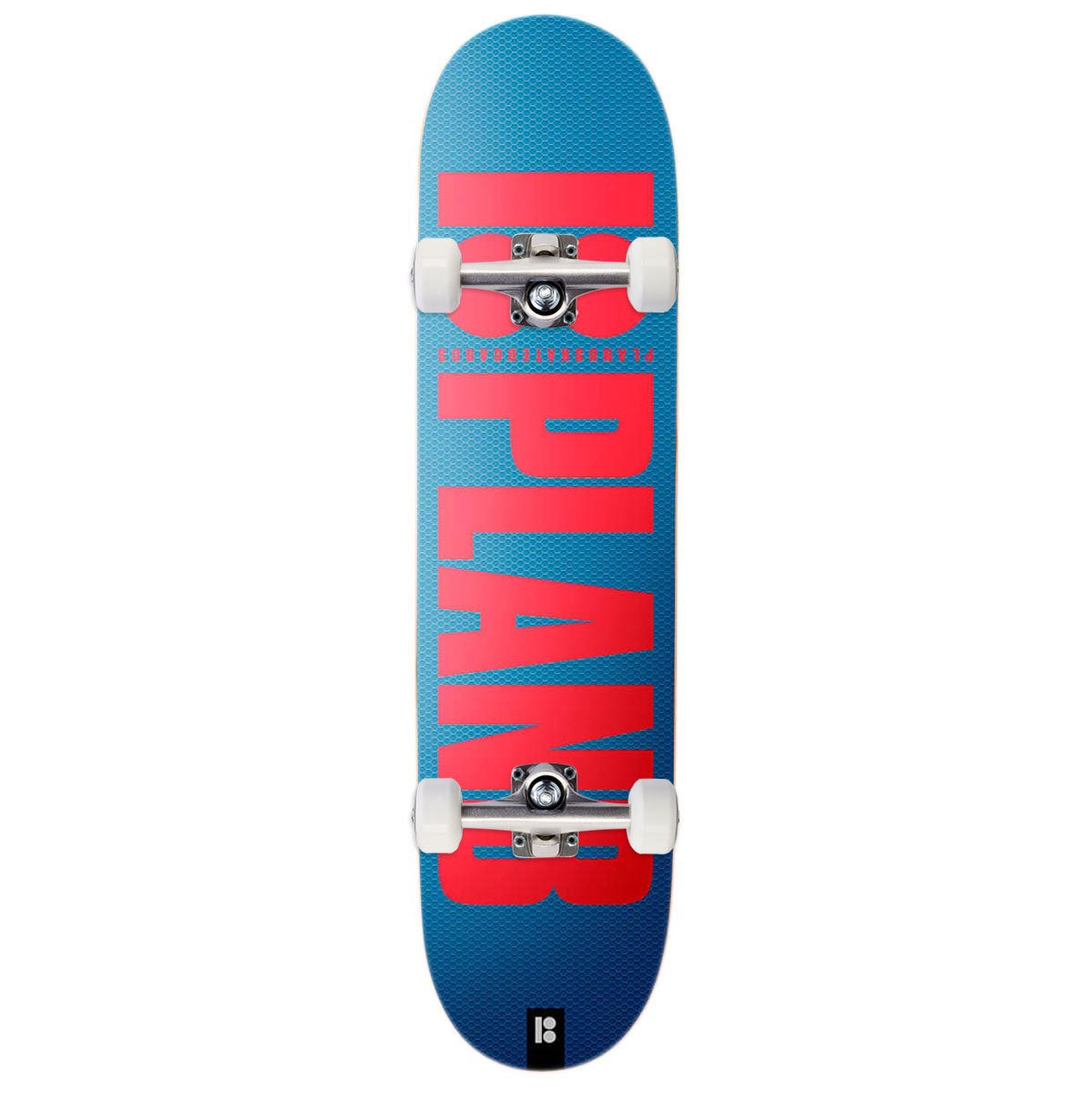 Plan B OG Metallic Skateboard Complete - Blue/Red - 8.25