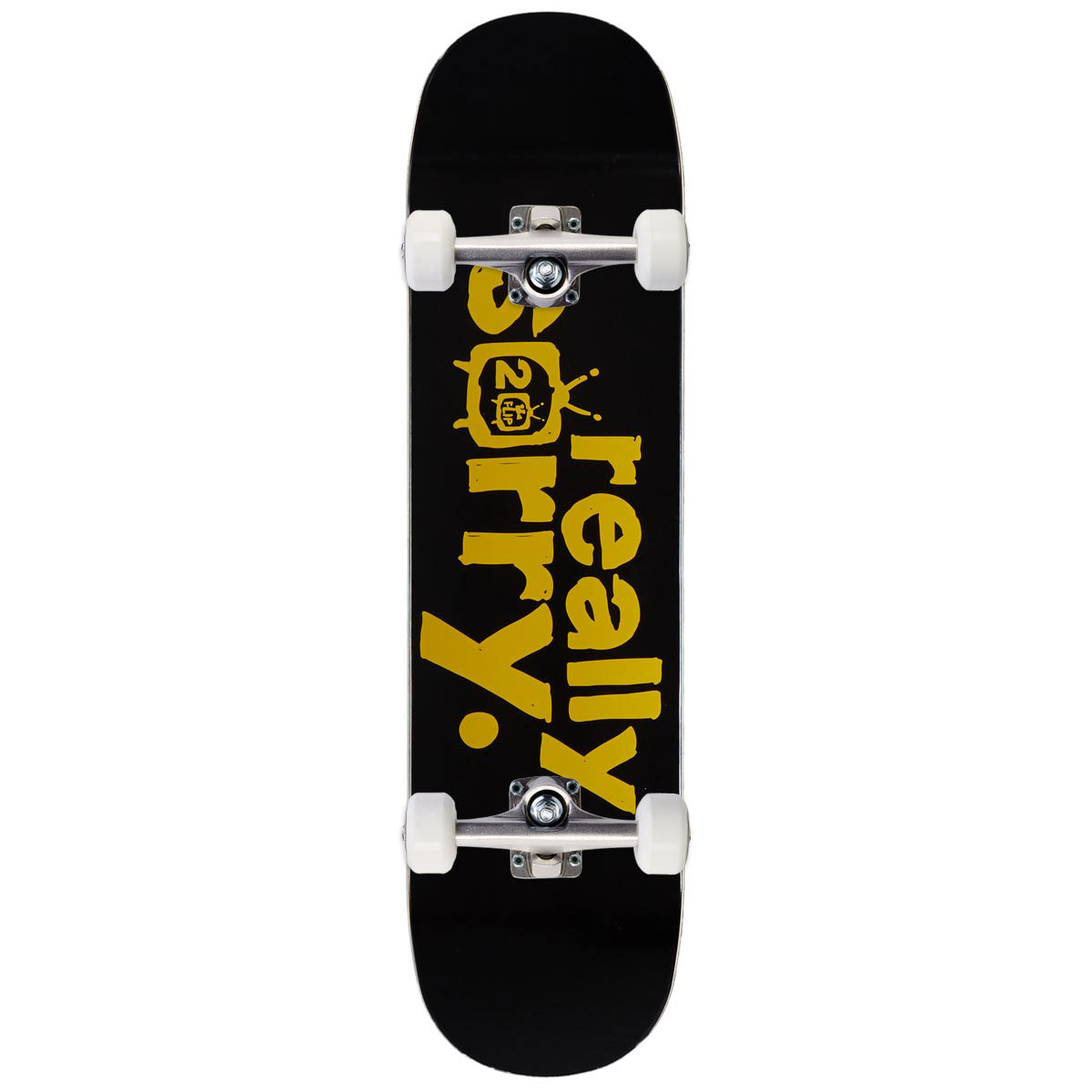 Flip Scribble Logo Skateboard Complete - Black - 8.00