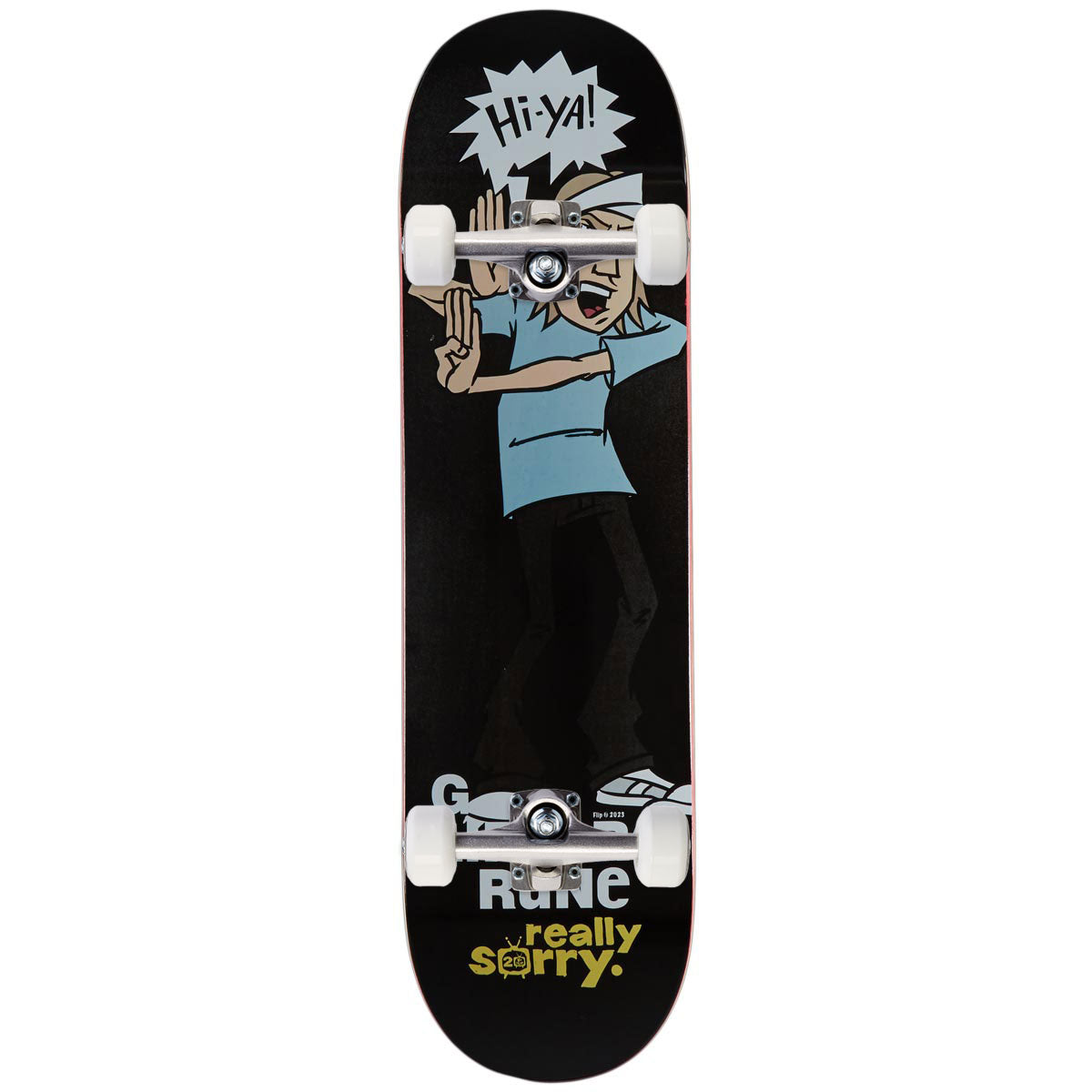 Flip Glifberg Really Sorry 20th Anniversary Skateboard Complete - 8.50