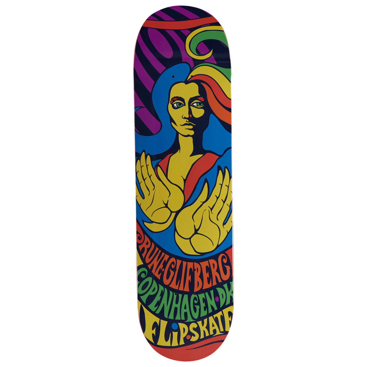 Flip Mother Earth Glifberg Skateboard Deck - 8.60