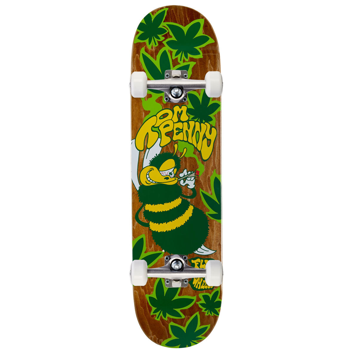 Flip High in a Haze Skateboard Complete - Green - 8.25