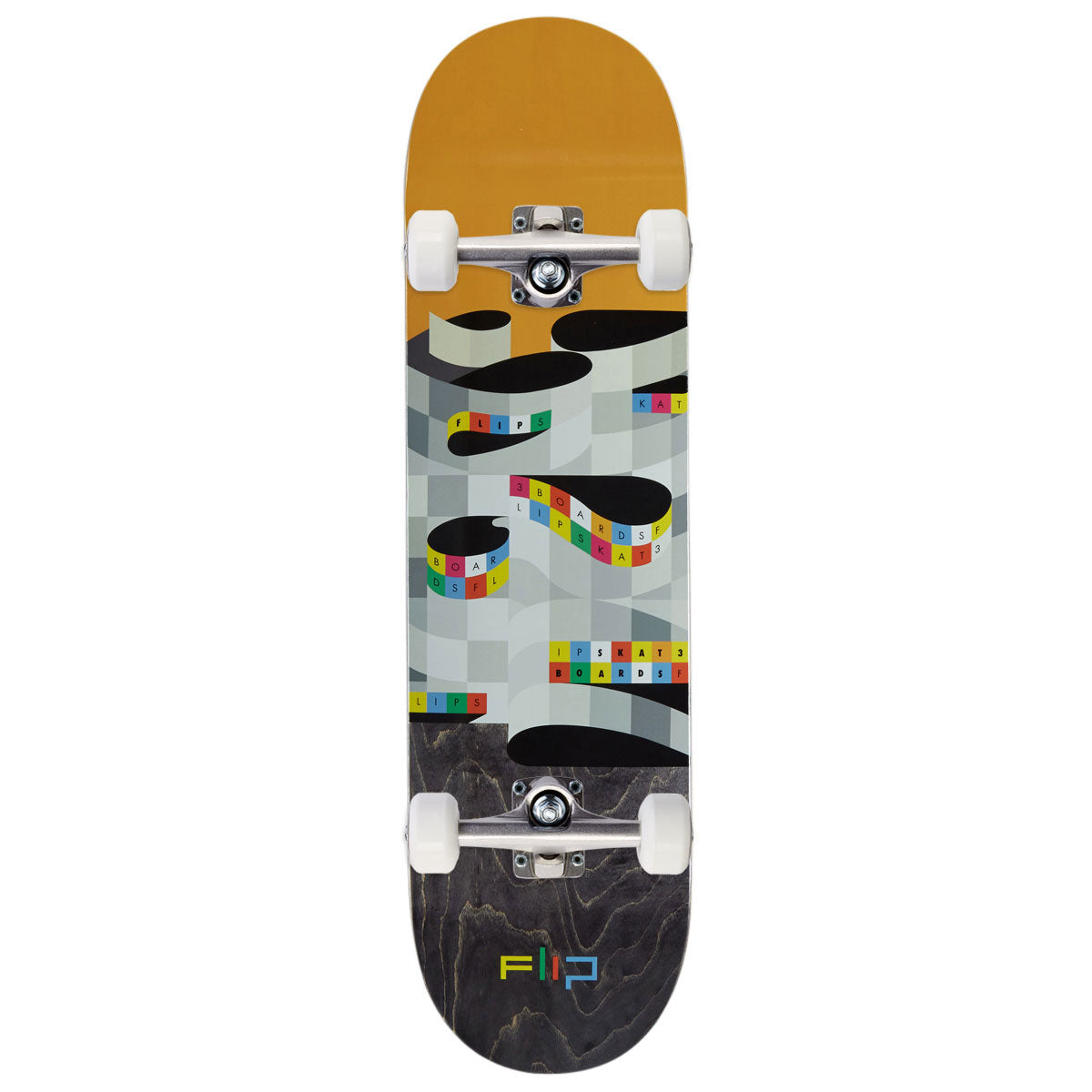 Flip Stenograph Team Skateboard Complete - 8.375