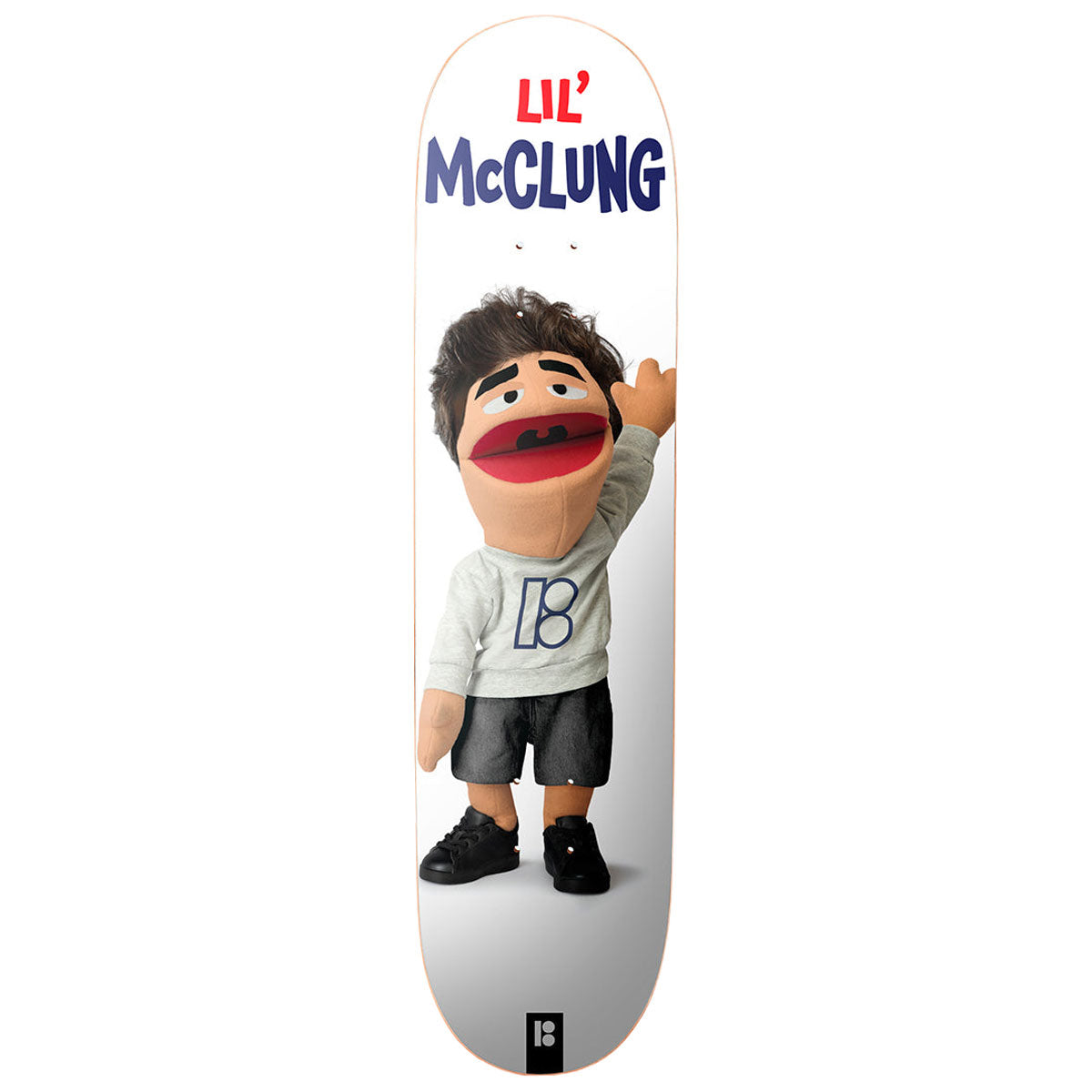 Plan B Lil Buddies McClung Twin Skateboard Deck - 8.25