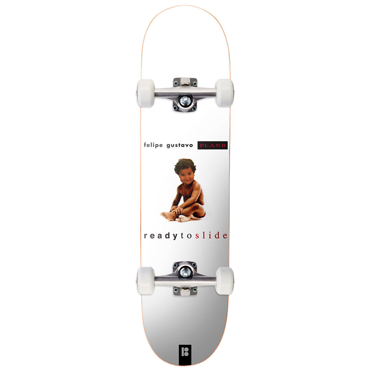 Plan B Born To Slide Skateboard Complete - 8.00