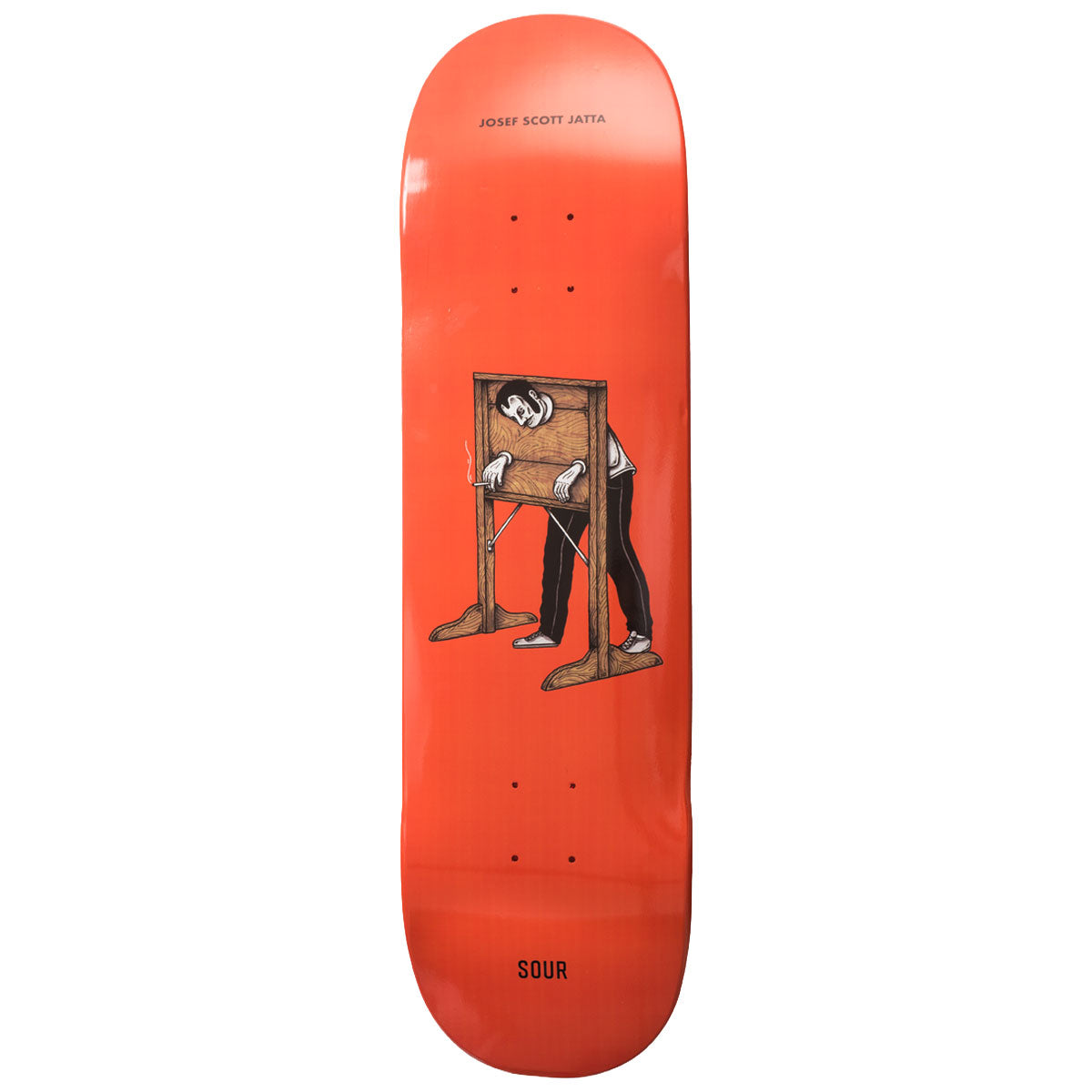 Sour Solution Josef Guillotine Square Skateboard Deck - 8.50
