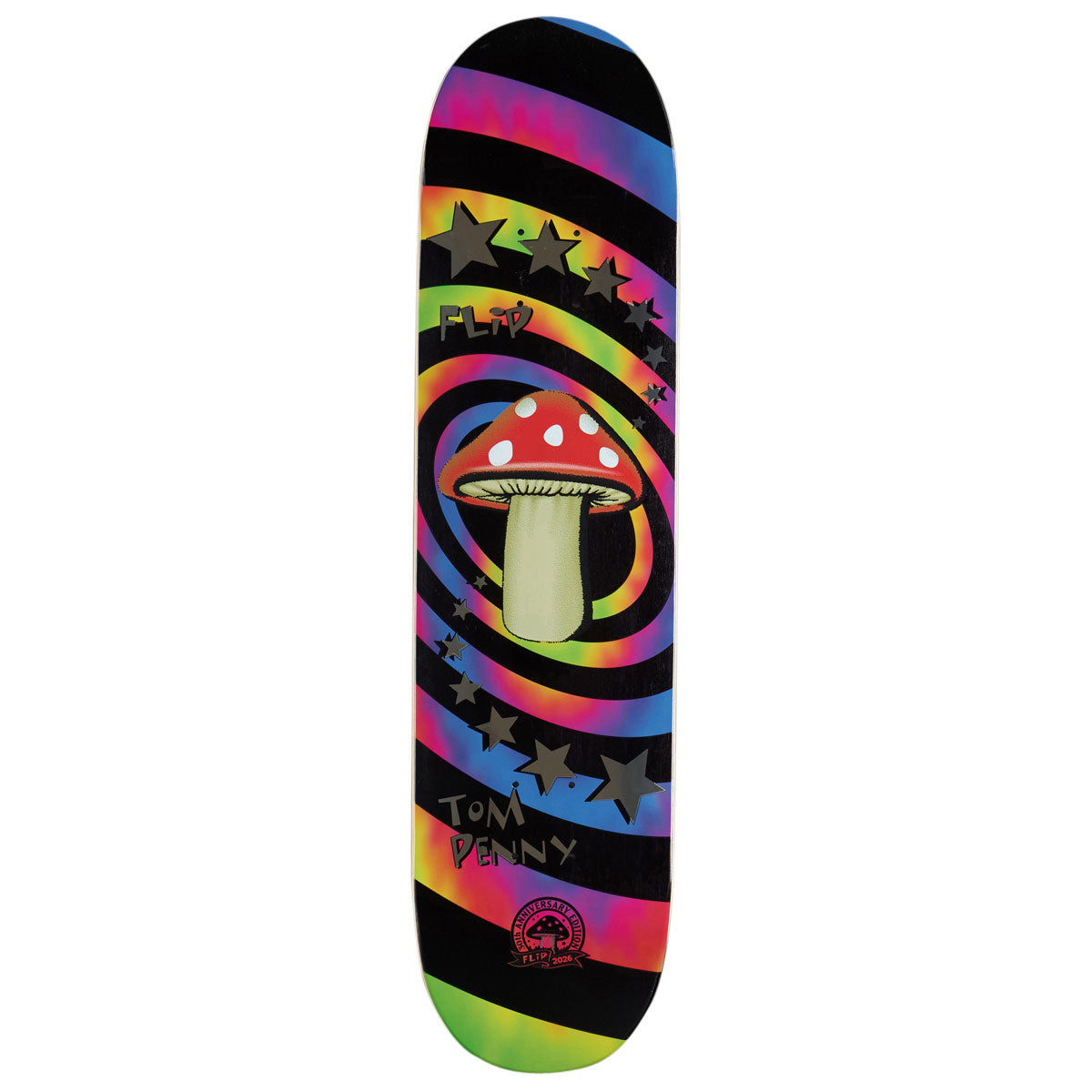 Flip Love Shroom 30th Anniversary Penny Skateboard Deck - 7.75