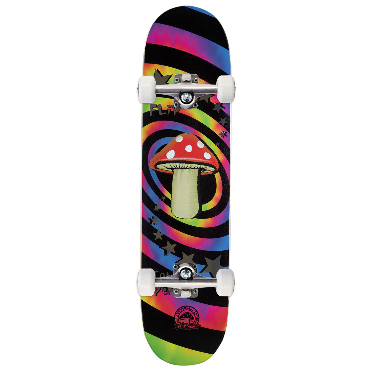 Flip Love Shroom 30th Anniversary Penny Skateboard Complete - 7.75