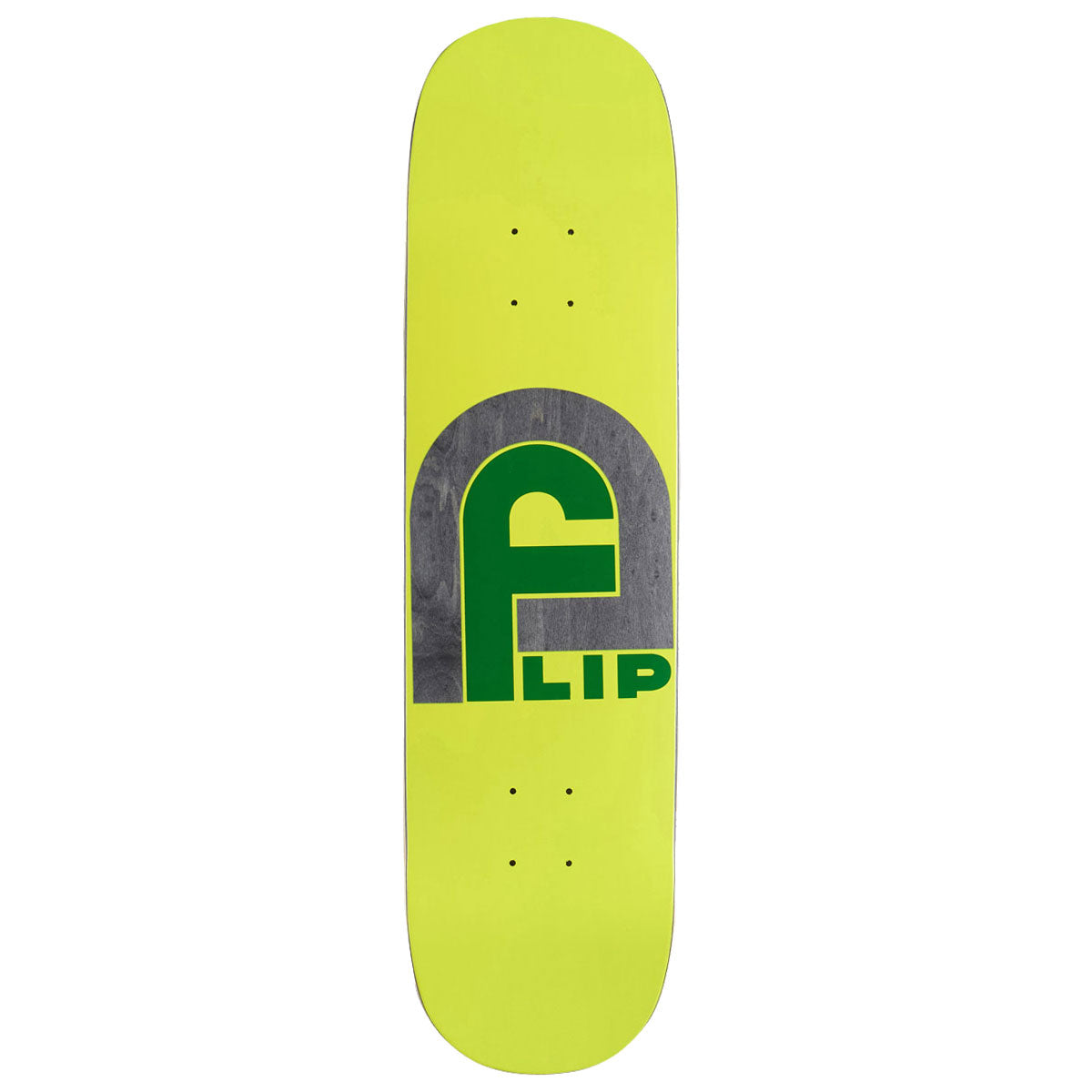 Flip Gate Logo Skateboard Deck - Yellow - 8.125