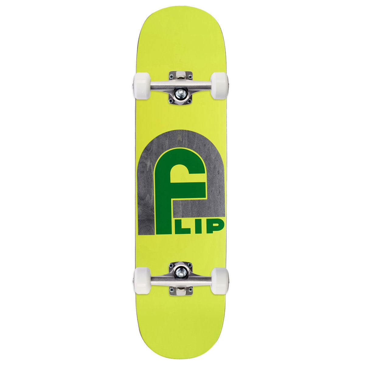 Flip Gate Logo Skateboard Complete - Yellow - 8.125
