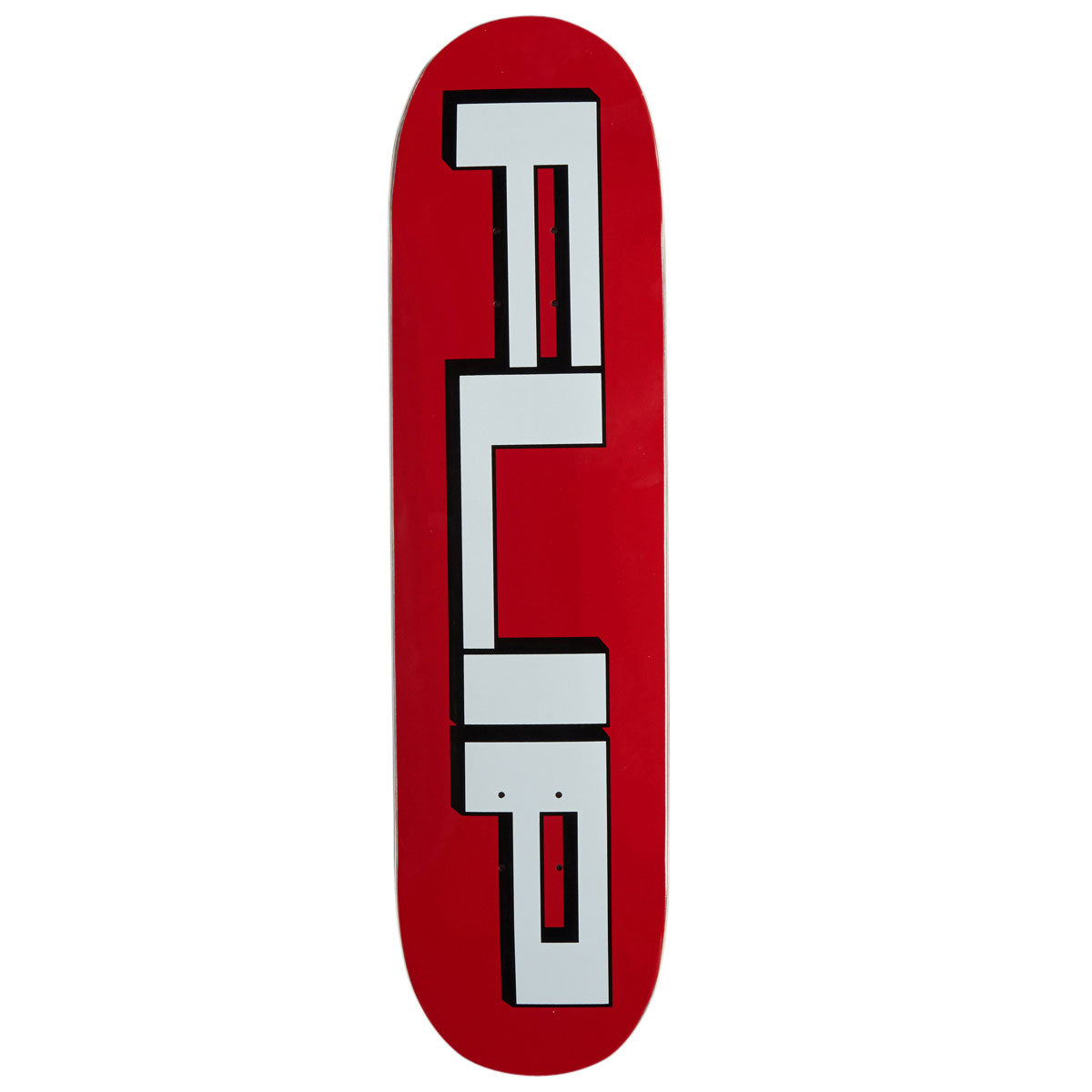 Flip Squared Logo Skateboard Deck - Red - 8.00