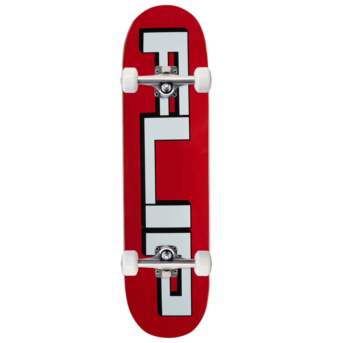 Flip Squared Logo Skateboard Complete - Red - 8.00