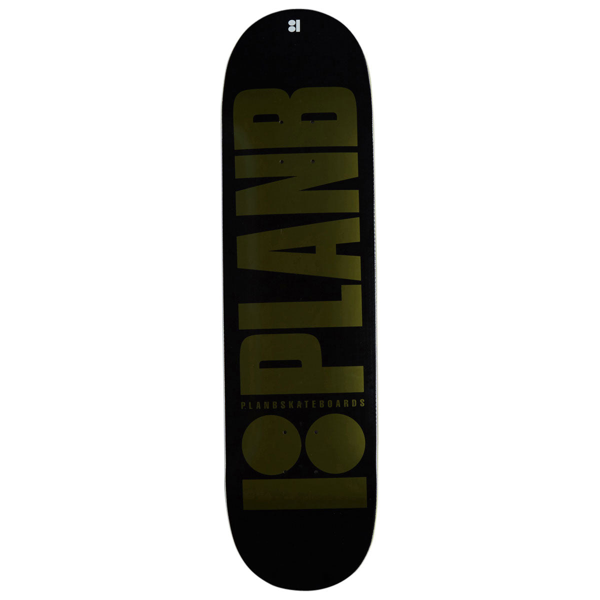 Plan B OG Skateboard Deck - Gold - 8.25