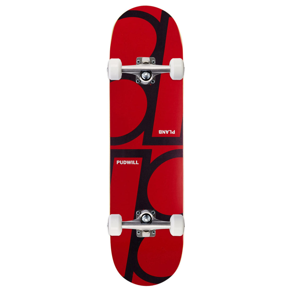 Plan B Monochrome Pudwill Twin Skateboard Complete - 8.25