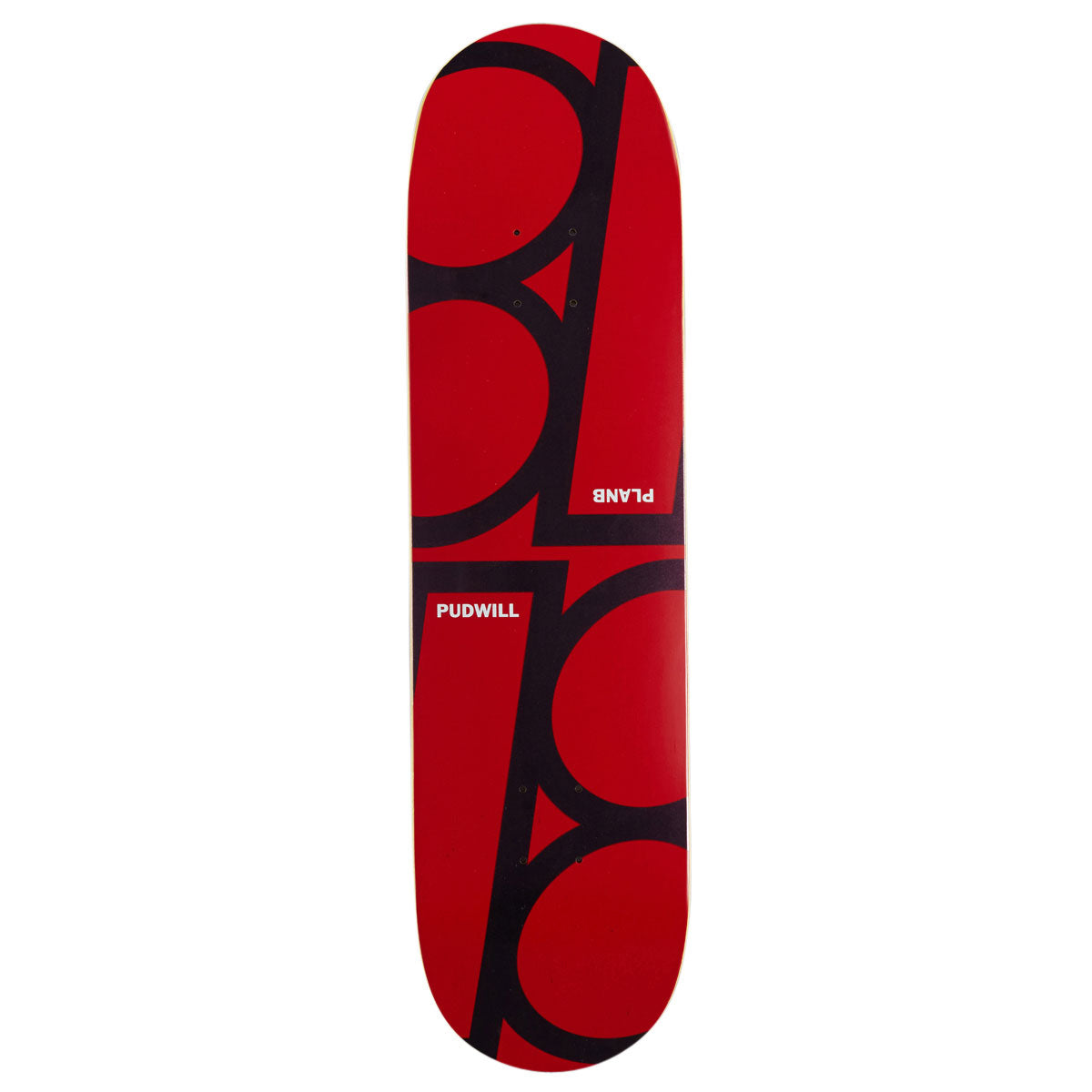 Plan B Monochrome Pudwill Twin Skateboard Deck - 8.25