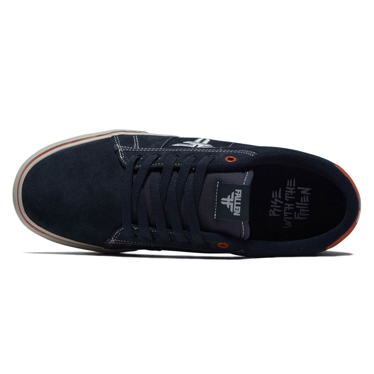 Fallen Bomber Shoes - Navy/Bone/Orange image 3