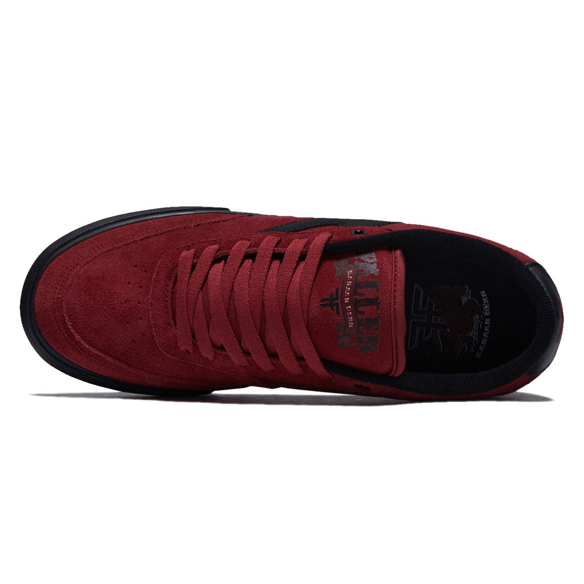 Fallen The Knockout Shoes - Oxblood/Black image 3