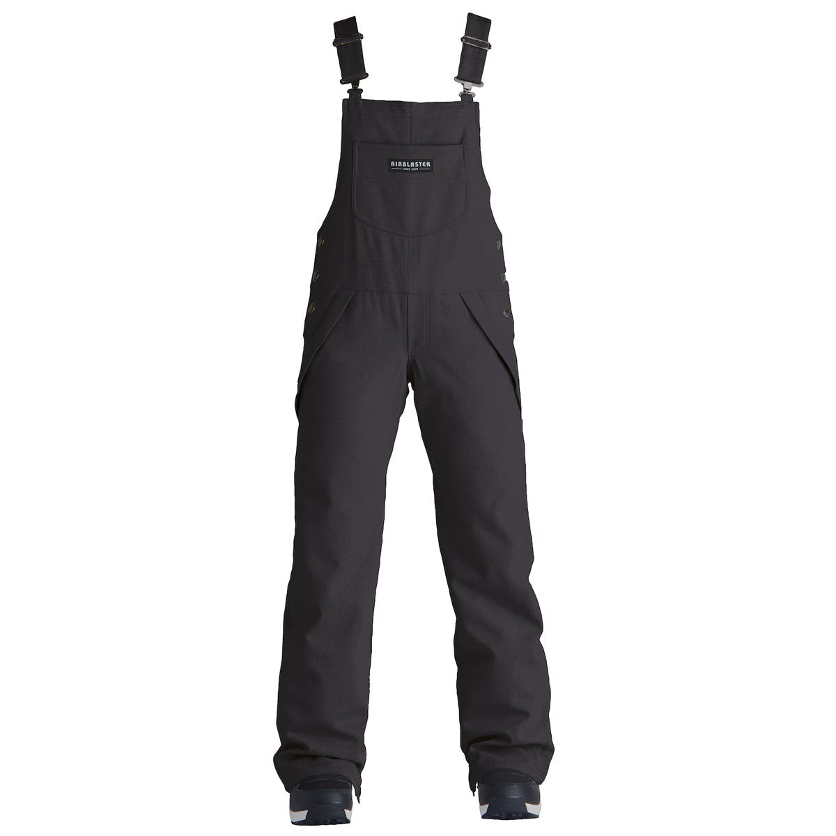 Airblaster Womens Freedom Bib 2024 Snowboard Pants - Black image 1