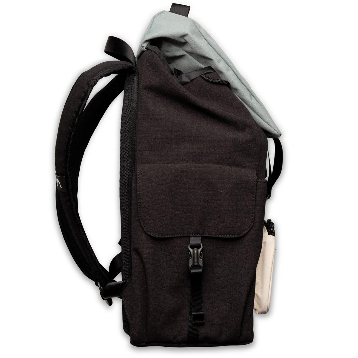 Jones Out of Office Backpack - Black/Clay Green/Le Crème image 3