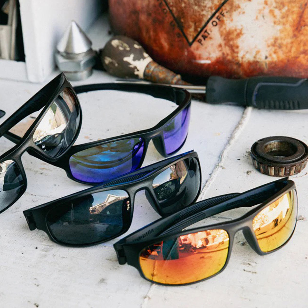 Decade Carsen 00s Sunglasses - Matte Black Nylon/Grey Polycarbonate image 2