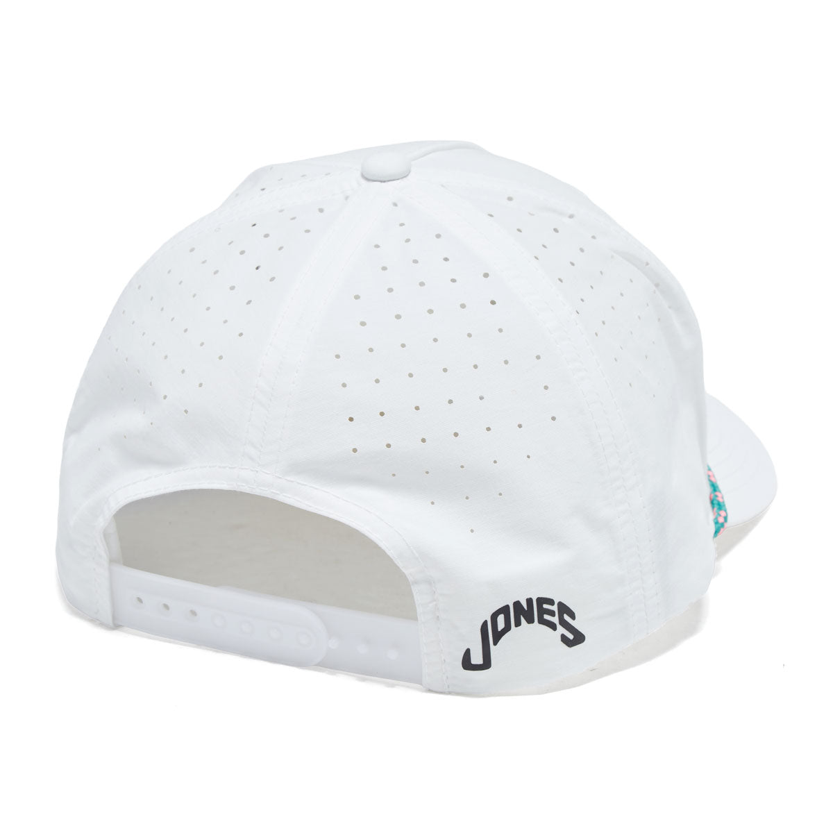 Jones Circle Patch Rope Hat - White/Teal image 3