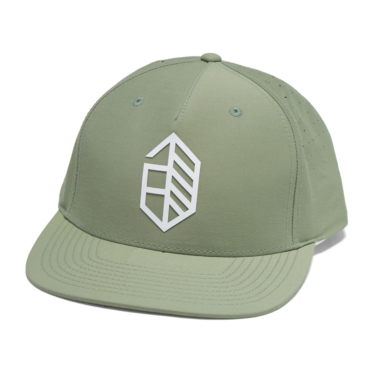 Jones Athletic Utility Curved Snapback Hat - Olive image 1