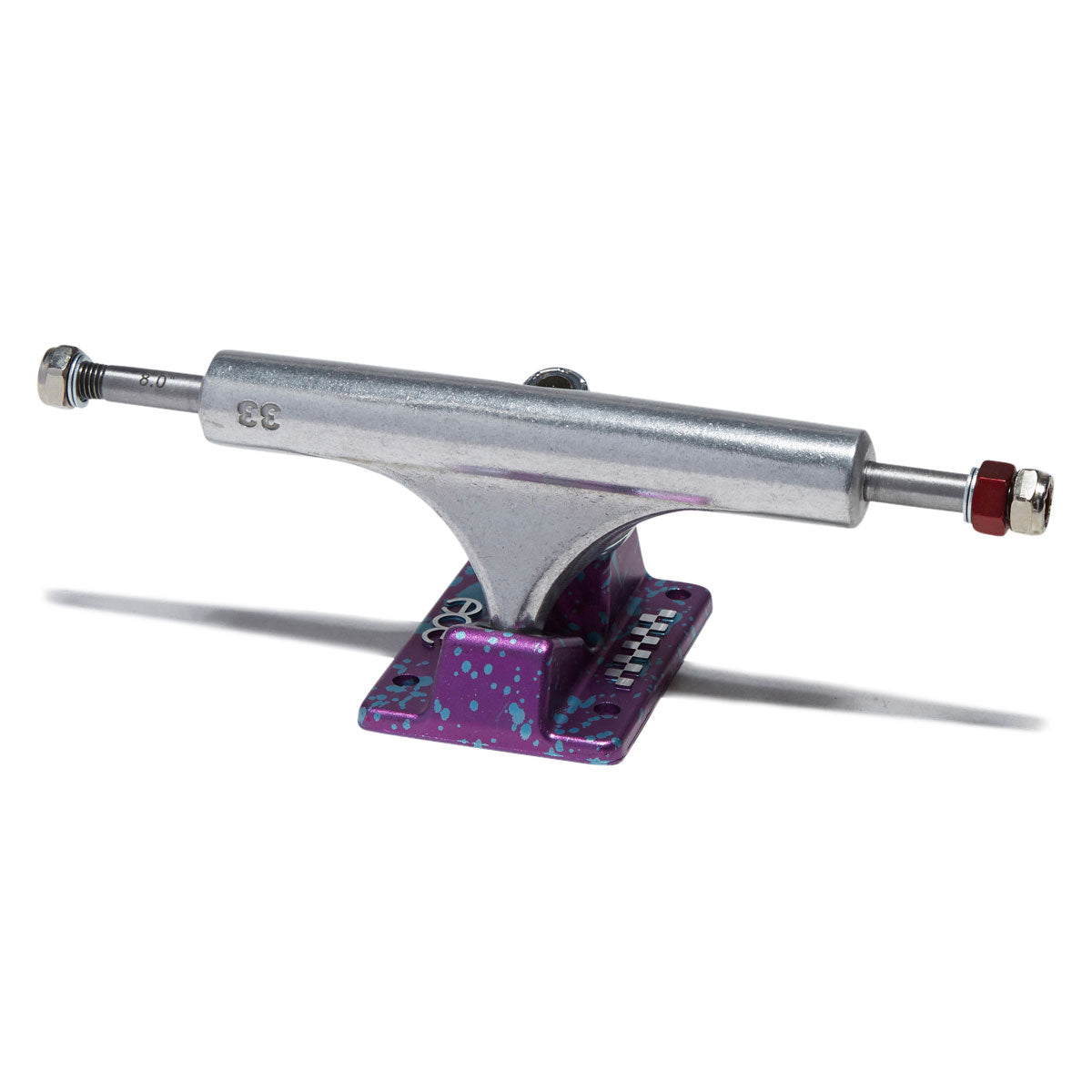 Ace AF1 Magenta Splatter Skateboard Trucks - Polished - 33 image 1