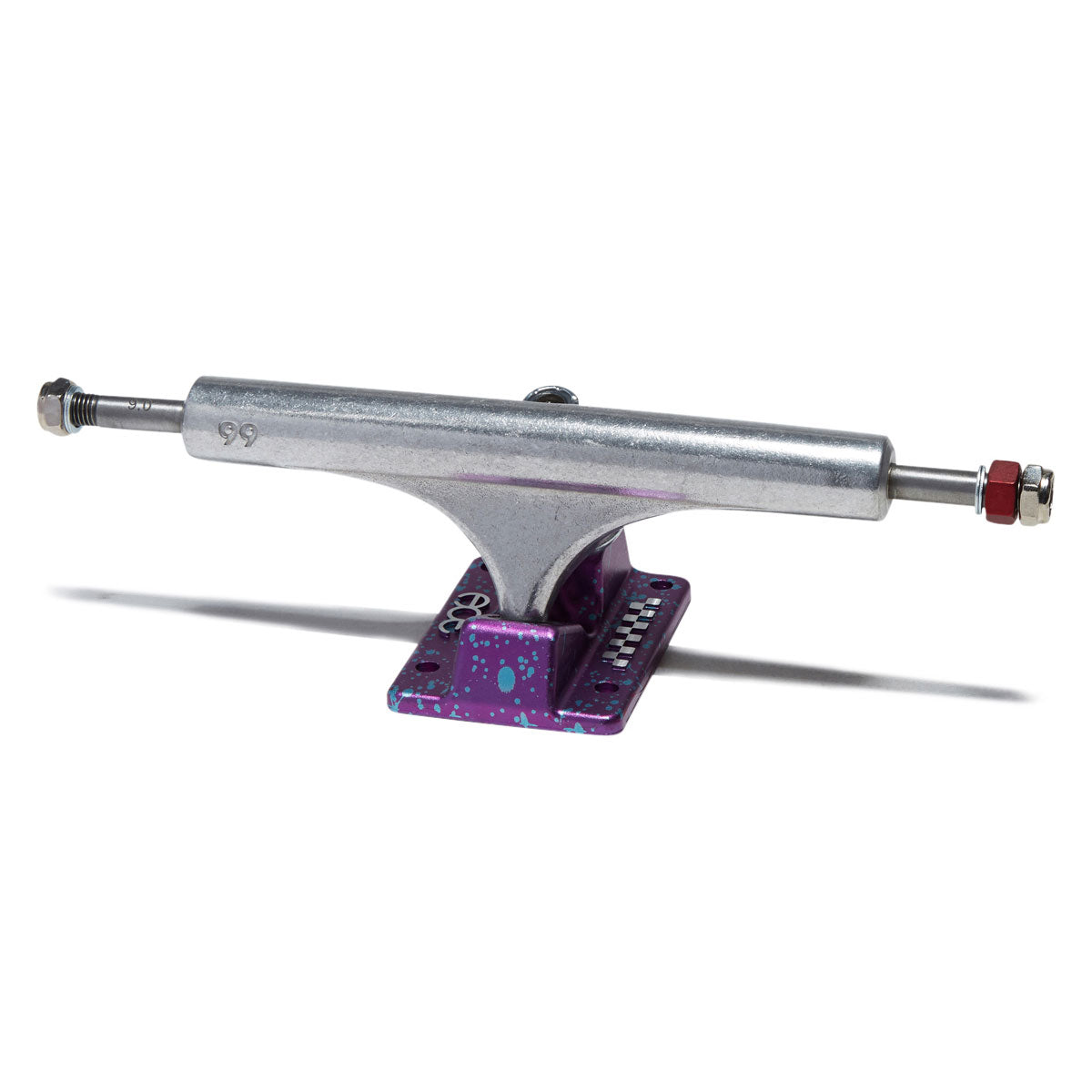 Ace AF1 Magenta Splatter Skateboard Trucks - Polished - 66 image 1