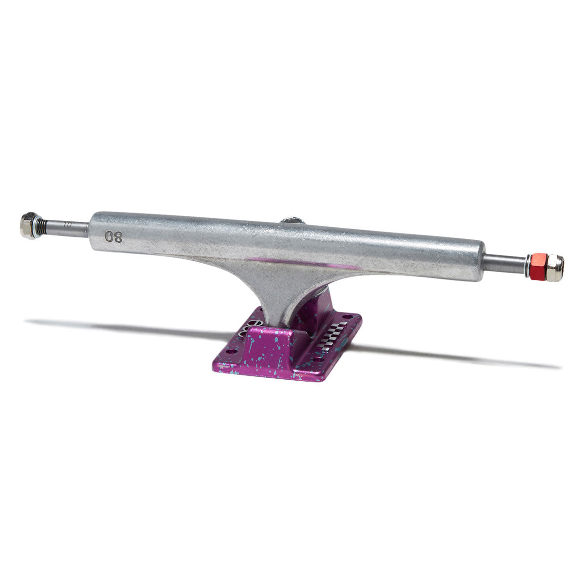 Ace AF1 Magenta Splatter Skateboard Trucks - Polished - 80 image 1