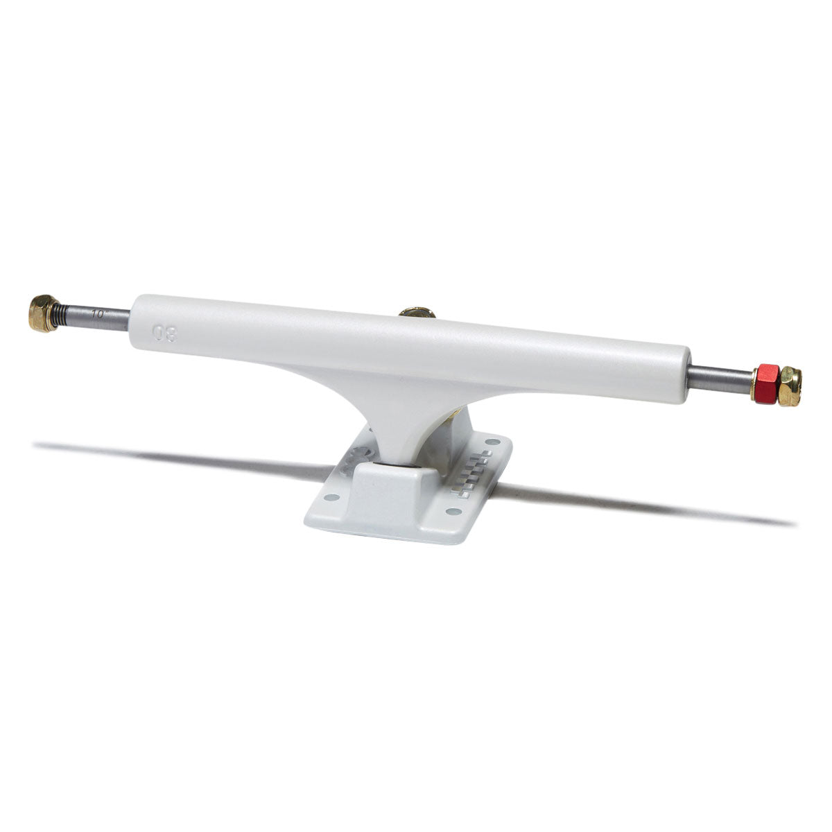 Ace AF1 Satin White Skateboard Trucks - Chrome - 80 image 1