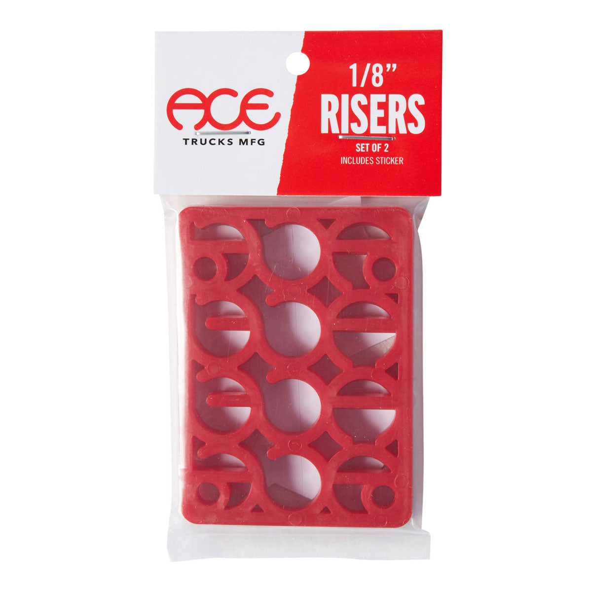 Ace Shims Risers - Red - 1/8