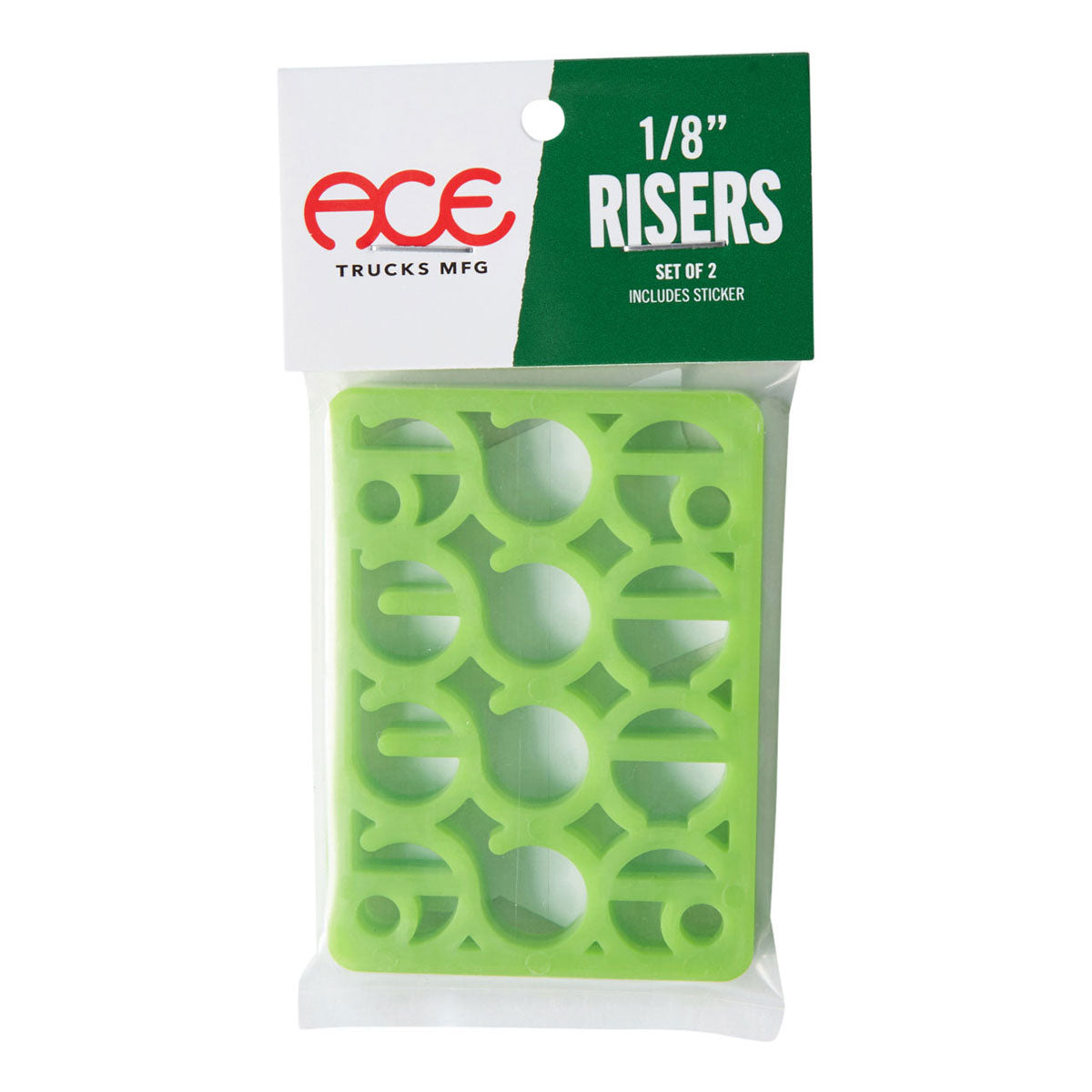 Ace Shims Risers - Green - 1/8