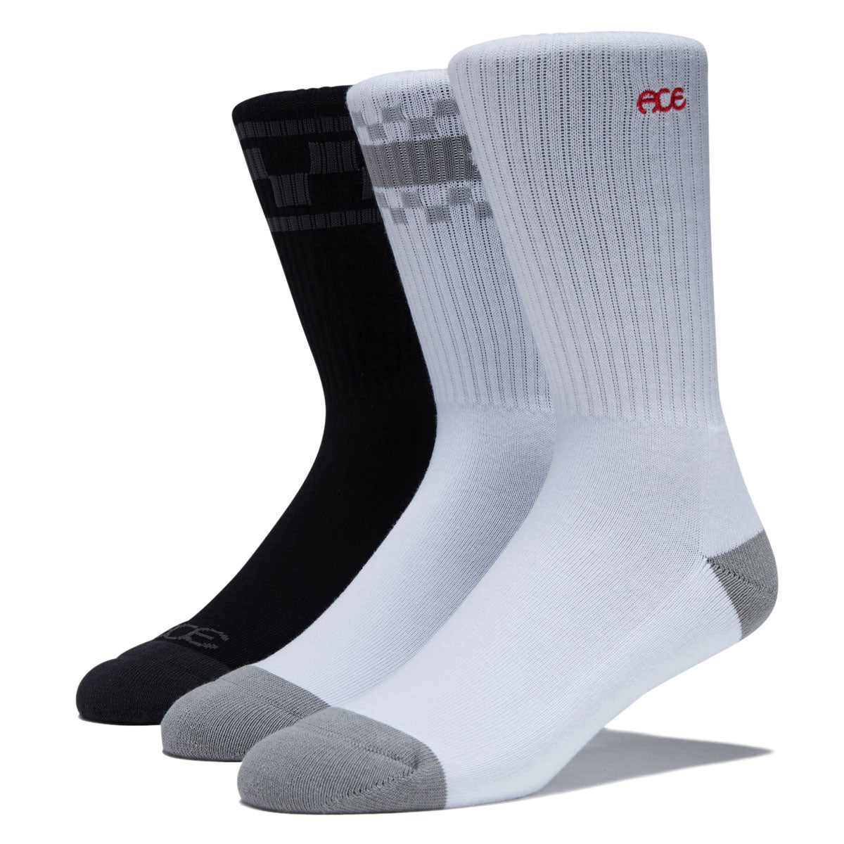 Ace 3 Pack Of Socks - White image 1