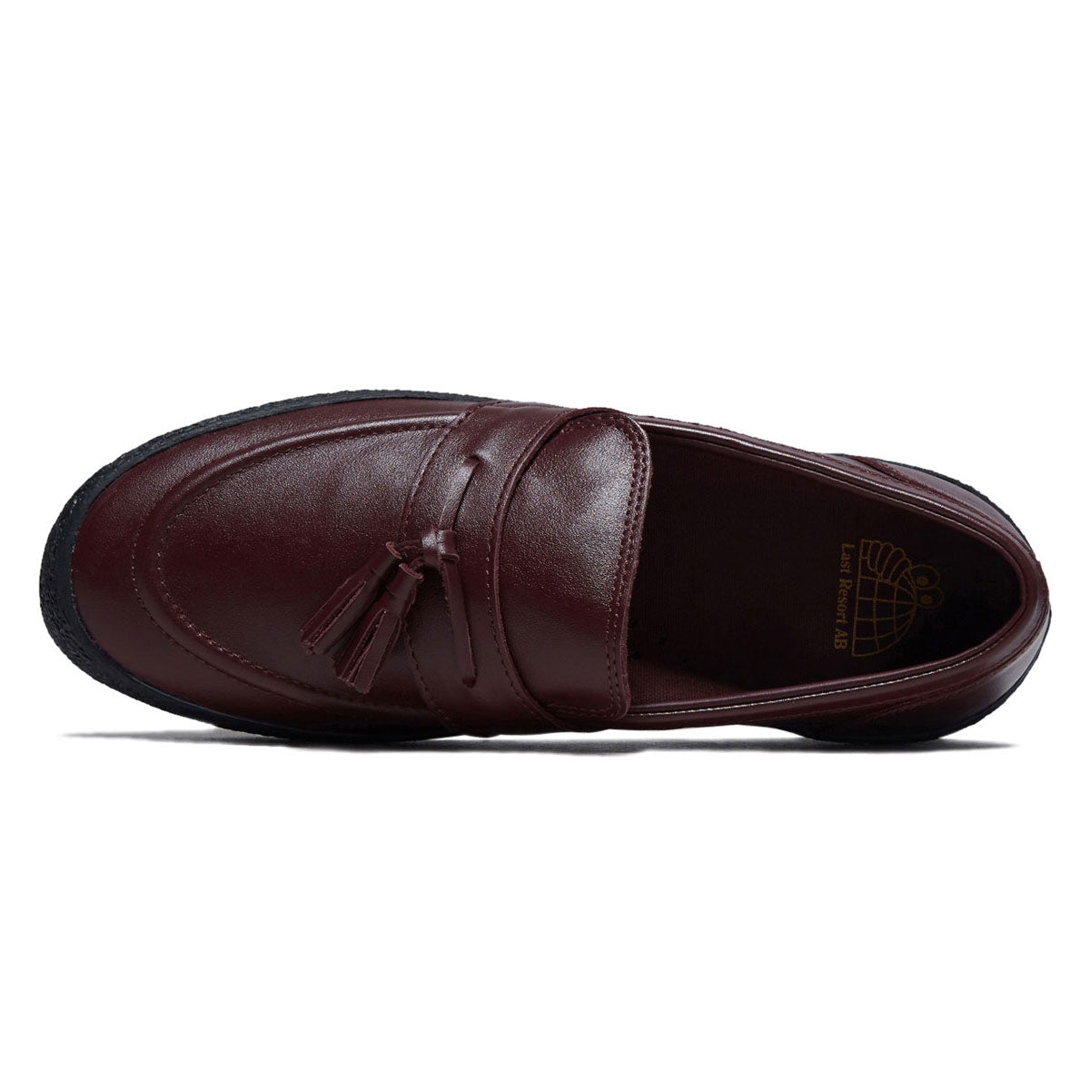 Last Resort AB VM005 Loafer Leather Shoes - Oxblood Red/Black image 3