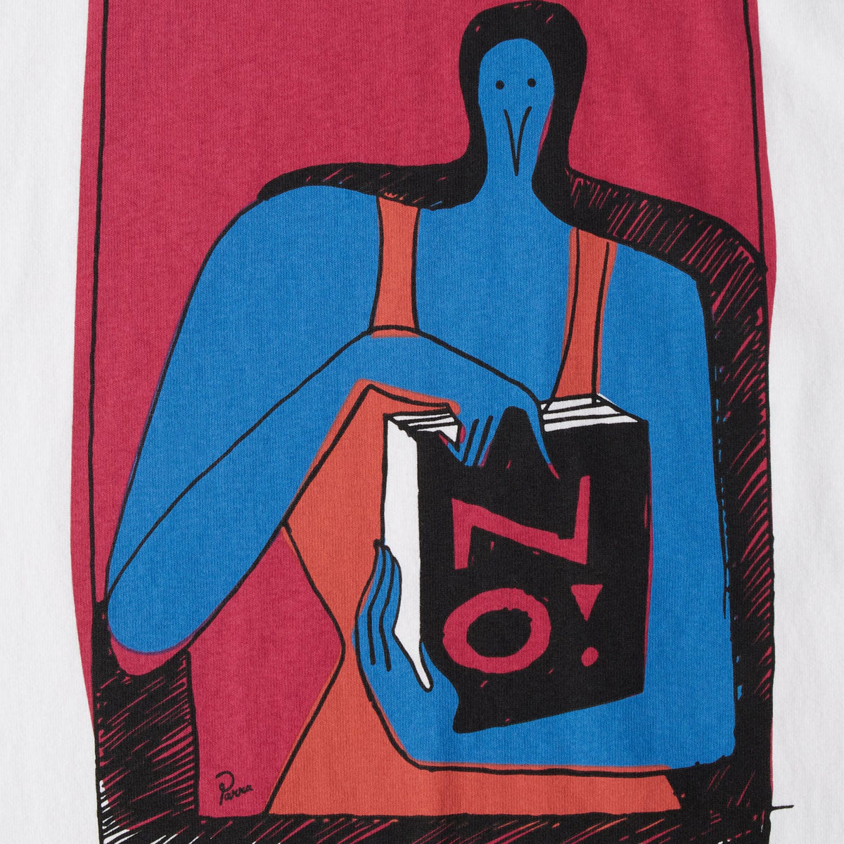 By Parra No Books T-Shirt - White image 2